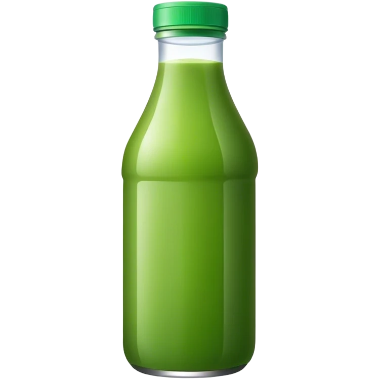 Bottle green juice emoji