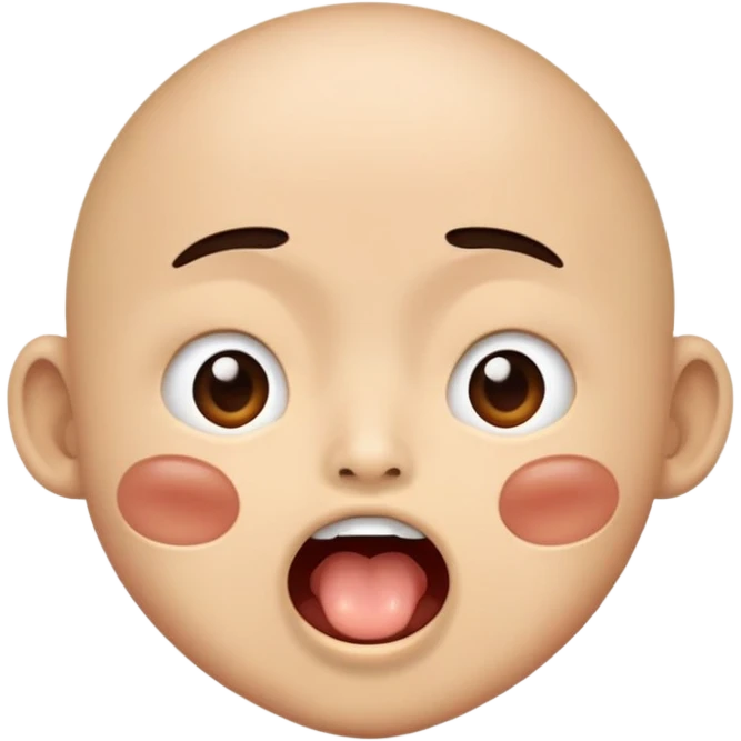 tung tung sahur with open mouth (just the head) emoji