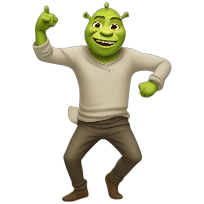 Shreck qui fait un dab  emoji