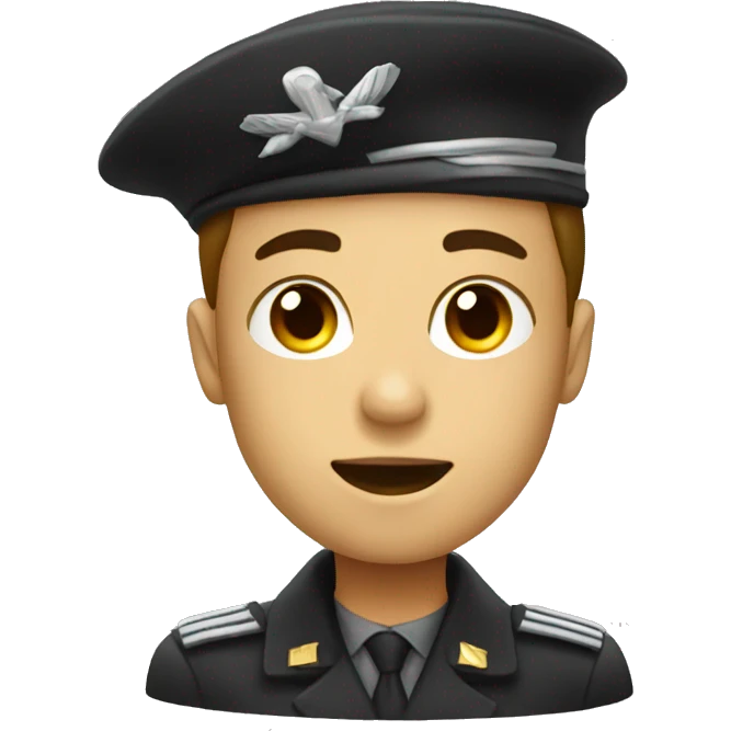 Salute emoji with dark colour emoji
