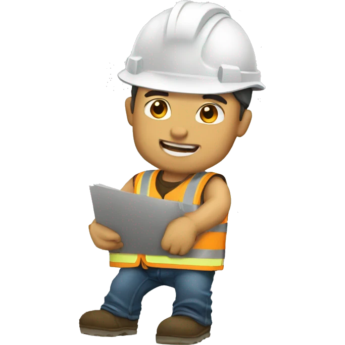 Homem de obras emoji