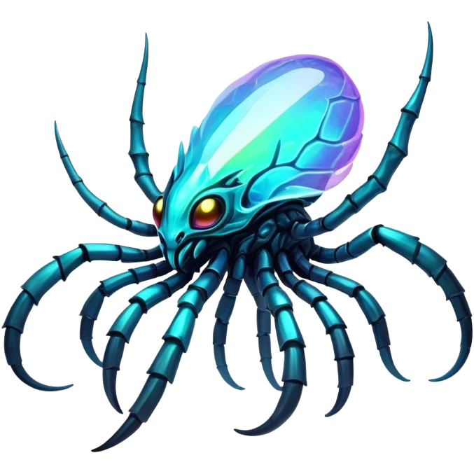 Edgy complex iridescent aesthetic-scenery-Fakémon-creature emoji