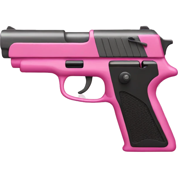 pink gun emoji