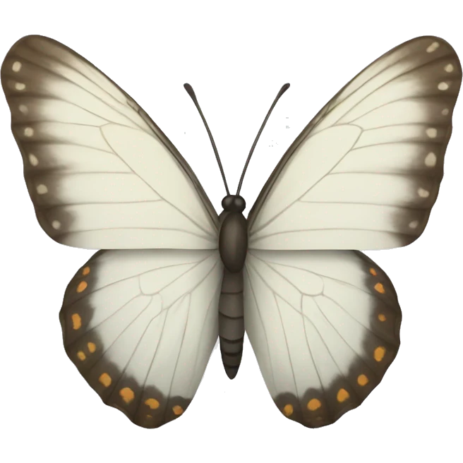Lila white butterfly  emoji