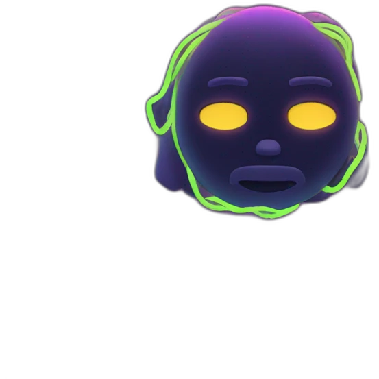 Neon emoji