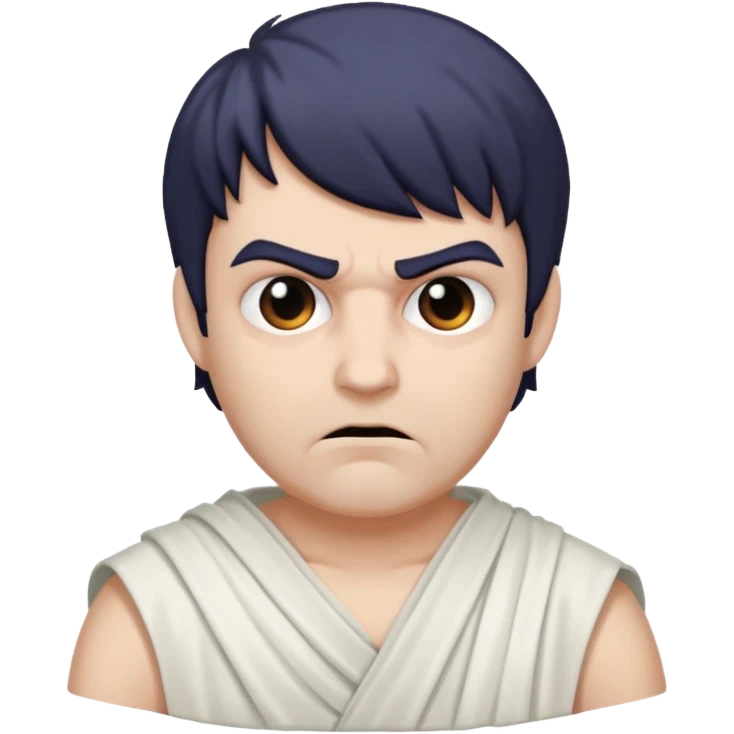 evil man with greek toga emoji