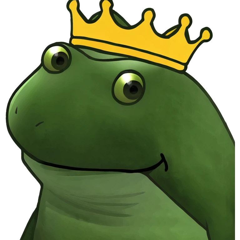 Wearing a crown emoji