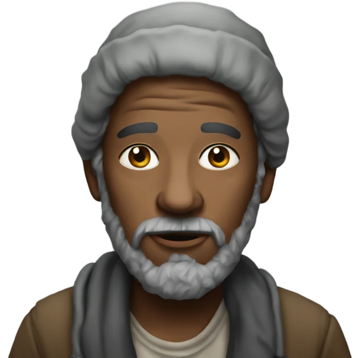  A homeless dude emoji