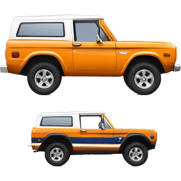 A bronco car emoji
