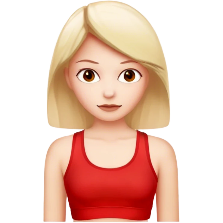 red crop top solo emoji