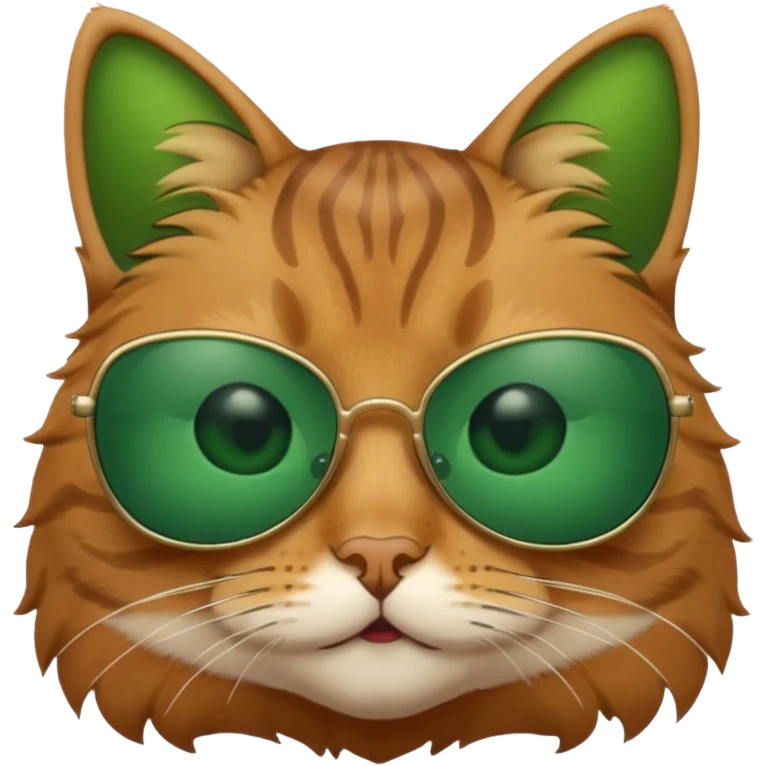 Cat wearing sunglasses emoji