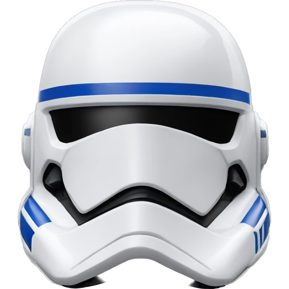 501st asokha clone trooper helmet  emoji