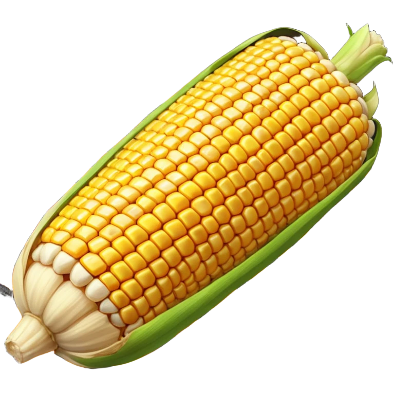 corn cob using a grill emoji
