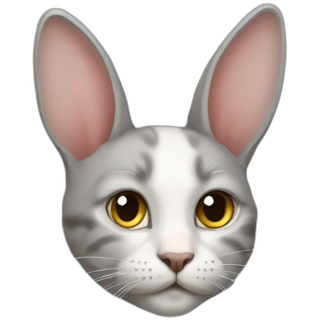 rabbit cat emoji