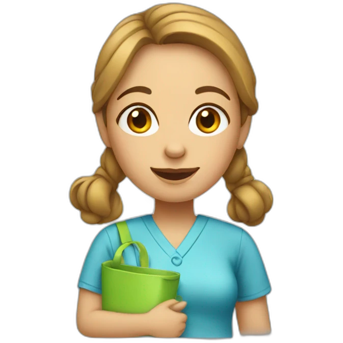 childcare woman emoji