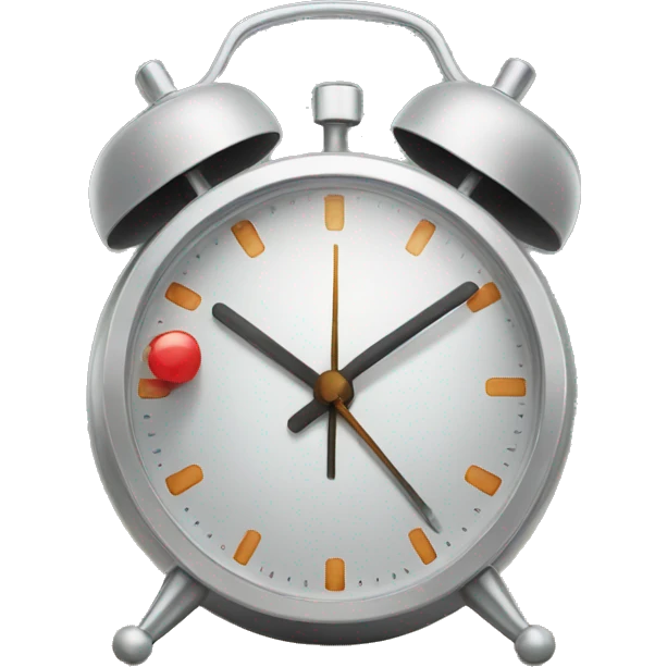 falling alarm clock emoji