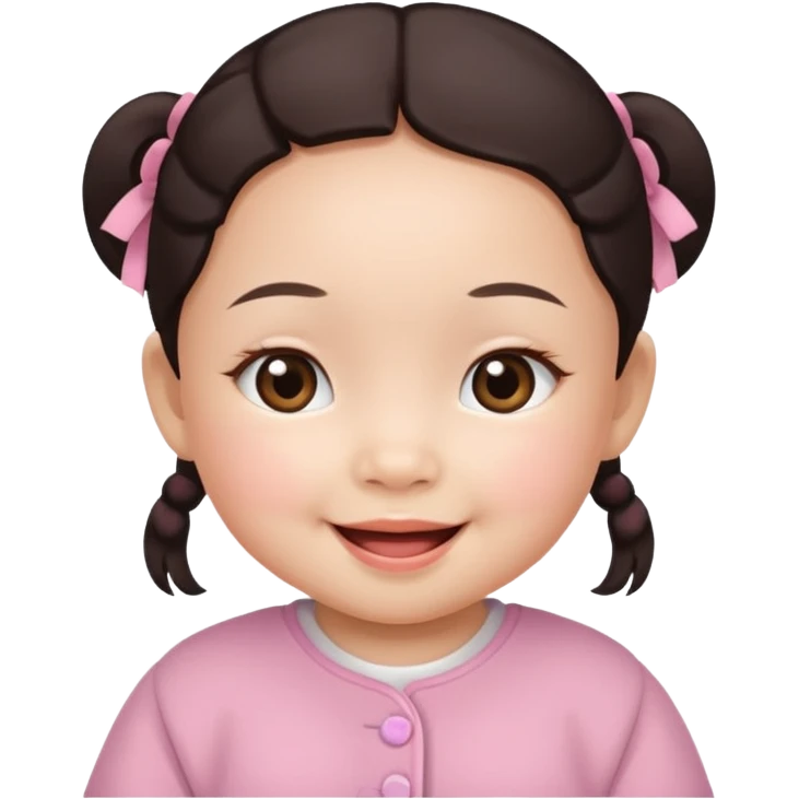 a asian baby girl emoji