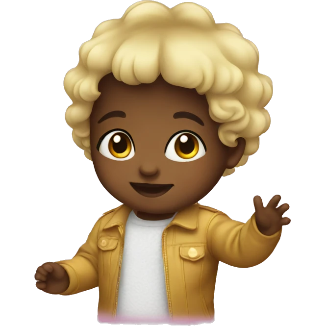 baby in disco emoji