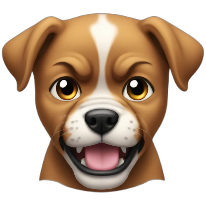 Angry puppy emoji