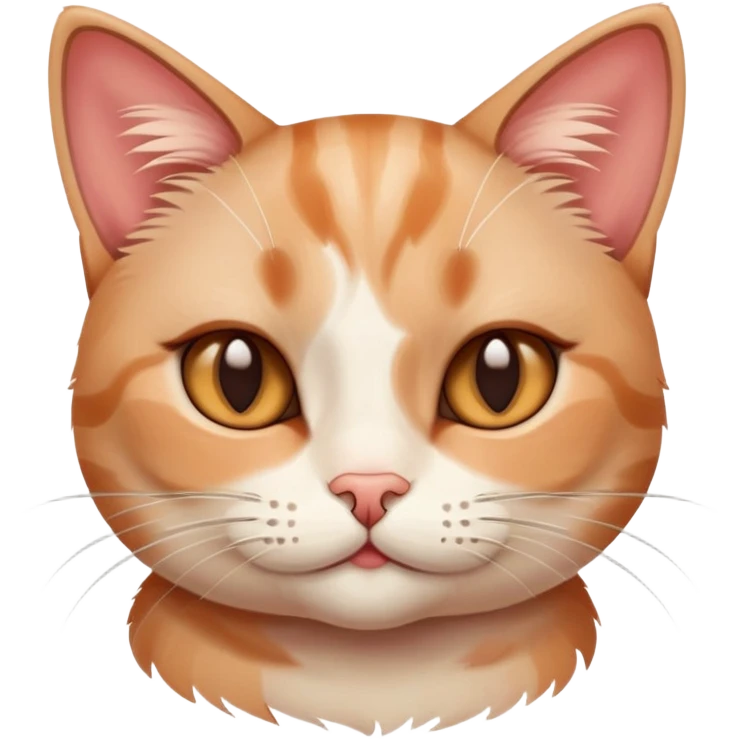 Cat in love blushing  emoji
