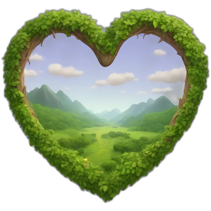 nature heart emoji