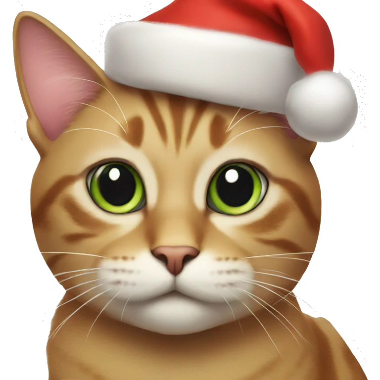 Christmas cat emoji