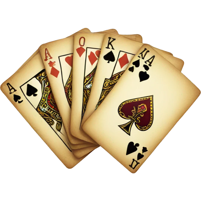 Poker royal flush emoji