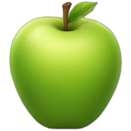 Une pomme magique emoji