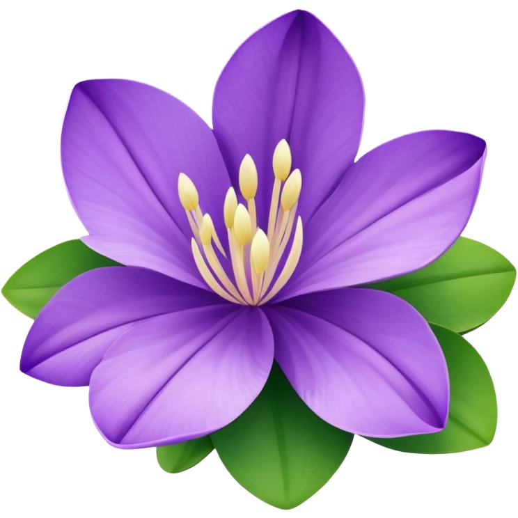 Purple water hyacinth flower  emoji