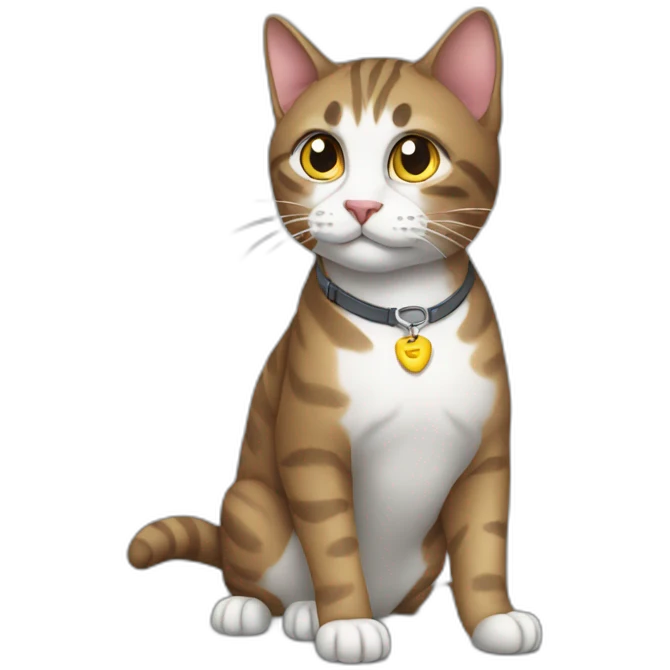 cat at office emoji
