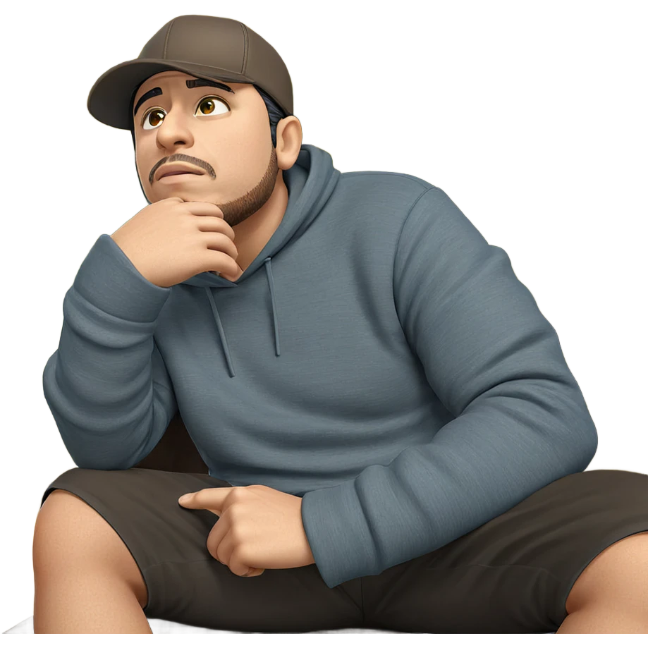 thoughtful moment in nature emoji