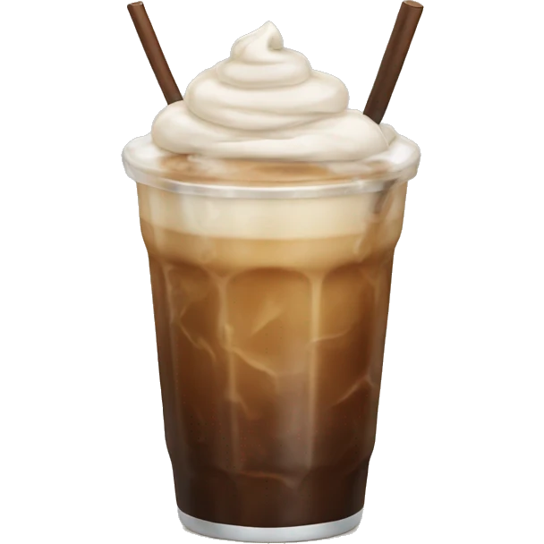 Iced coffe emoji