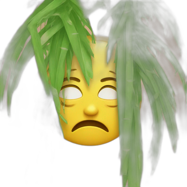crying face covered with palms emoji
