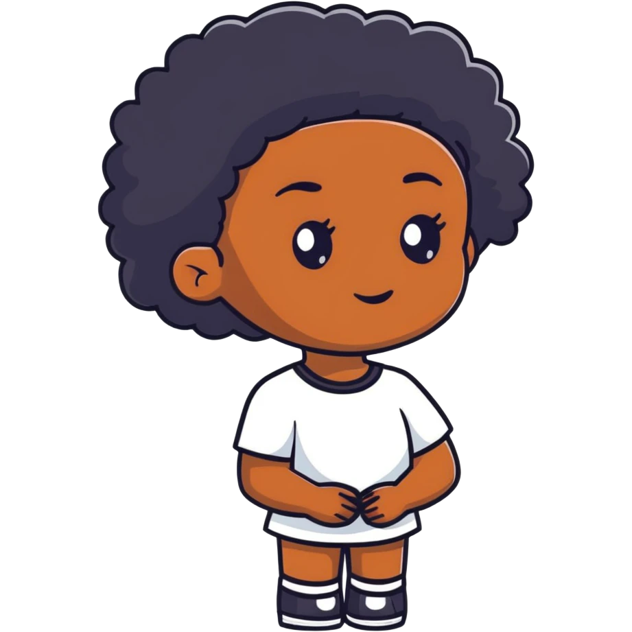 Black girl emoji