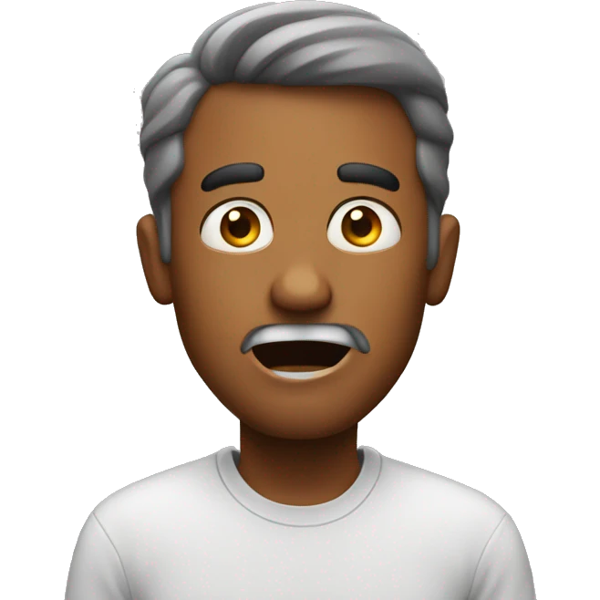 Surprised American Man emoji