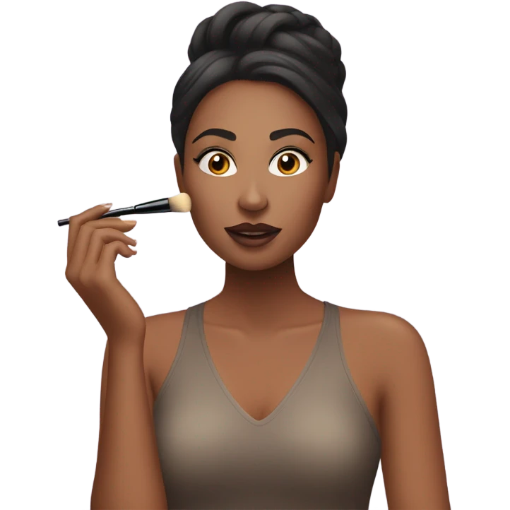 Lady using Makeup  emoji