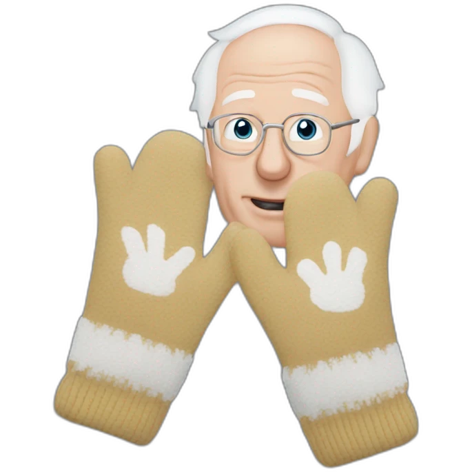 sadge bernie mittens emoji