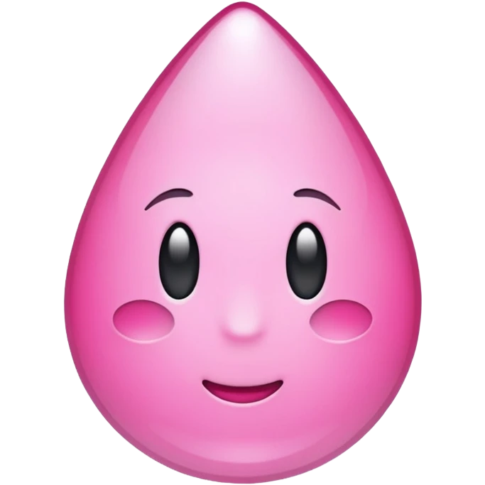 Pink Tear drop emoji