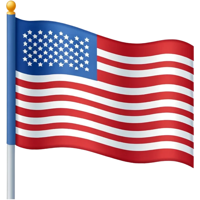 Red white and blue banner emoji