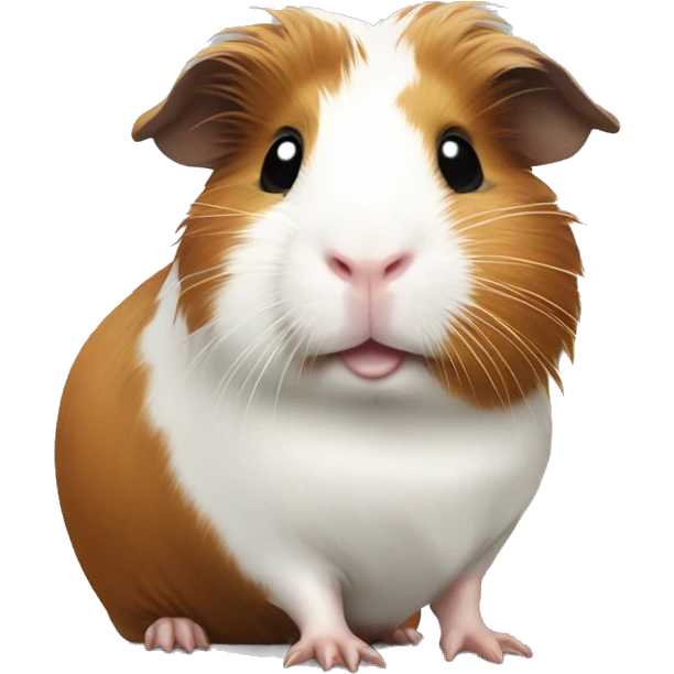 Guinea pig with cast emoji