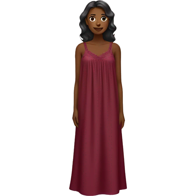 Burgundy Nightgown emoji