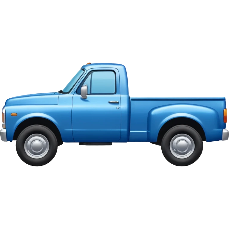 SINGLE Blue PICKUP TRUCK SIDE VIEW "EllisDon"  emoji