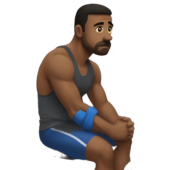 sad gym bro emoji