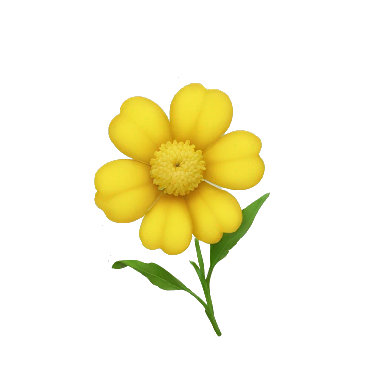 yellow flower emoji