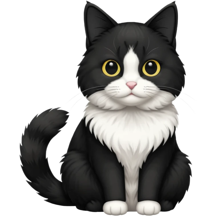 tuxedo cat  emoji