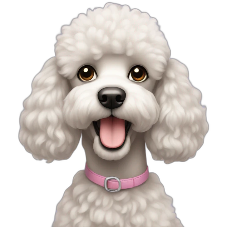 french poodle fluffy emoji