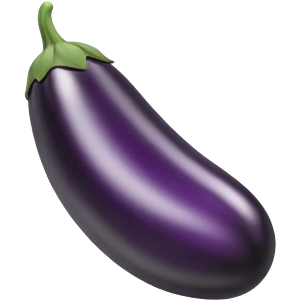 black eggplant emoji