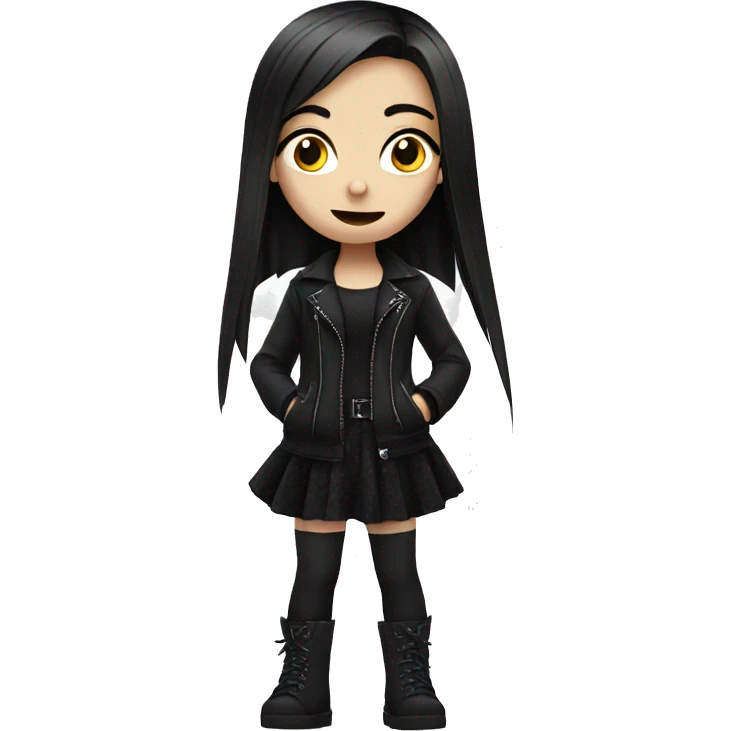 goth  girl emoji