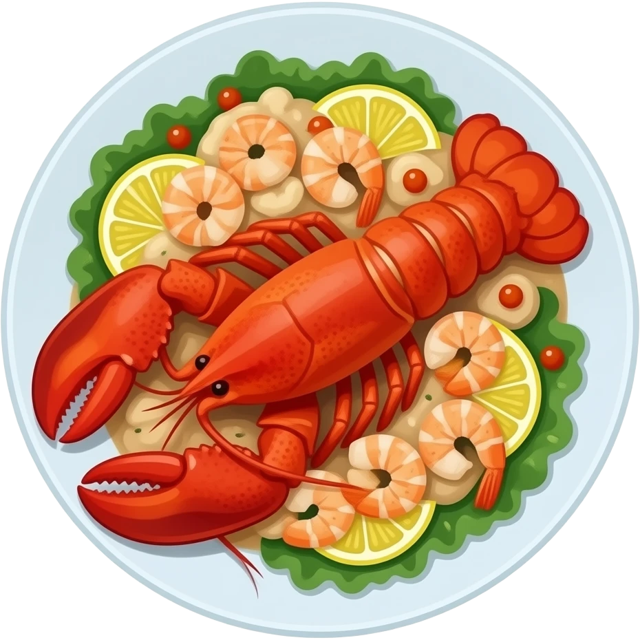 Lobster shrimp fusion emoji
