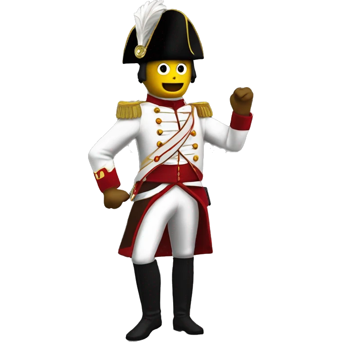 Napoleonic soldier in roblox dancing  emoji